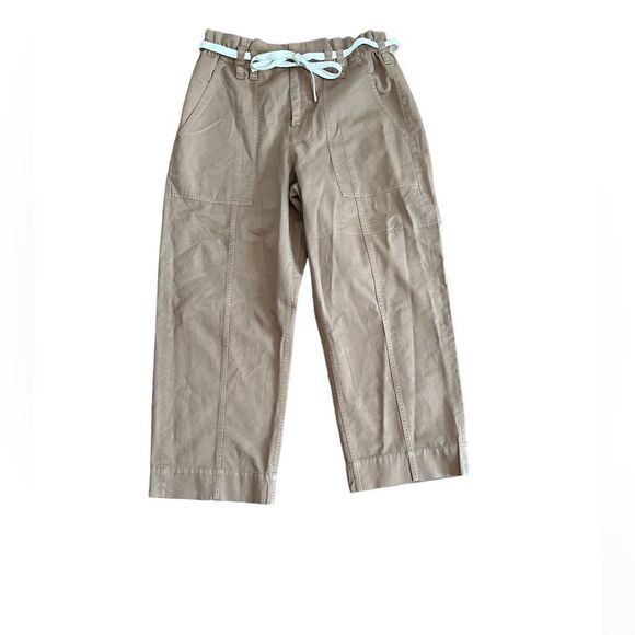 A.L.C. Women's Khaki Tan Augusta Belted Paperbag Cargo Pants Size 12 EUC - Picture 3 of 8